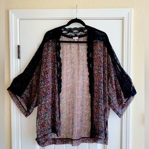 Intimately Free People Oversized kimono Sz XS/S NWOT